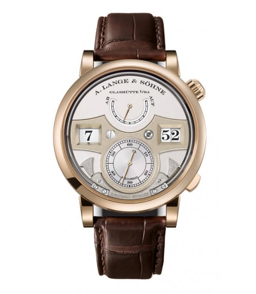 A. Lange & Sohne 143.050 Zeitwerk Decimal Strike Honey Gold/Silver Replica Watch