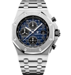 Replica Audemars Piguet Royal Oak Offshore 26470PT.OO.1000PT.02 Platinum Smoked