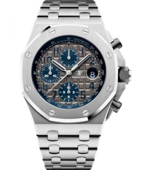 Replica Audemars Piguet Royal Oak OffShore 25721 Chronograph Titanium QE II Cup 26474TI.OO.1000TI.01