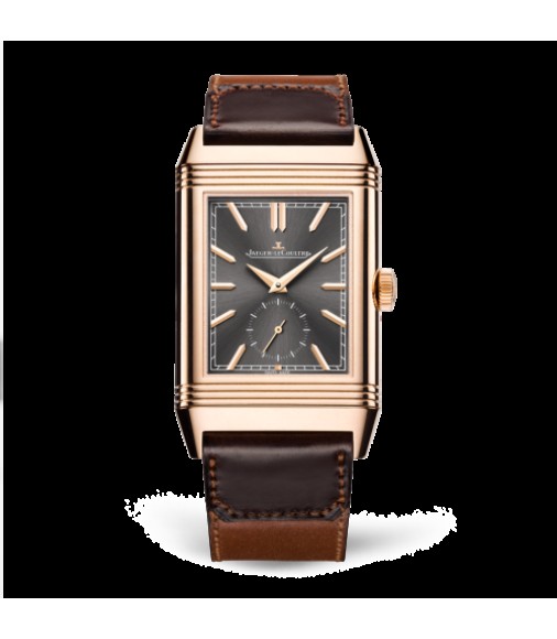 Jaeger-LeCoultre 396245J Reverso Tribute Duoface Rose Gold/Grey/Fagliano Replica Watch