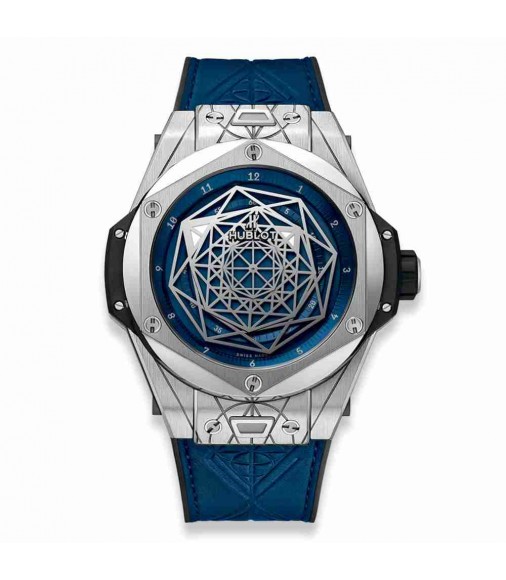 Replica Hublot Big Bang Sang Bleu Titanium Blue 45mm 415.NX.7179.VR.MXM18