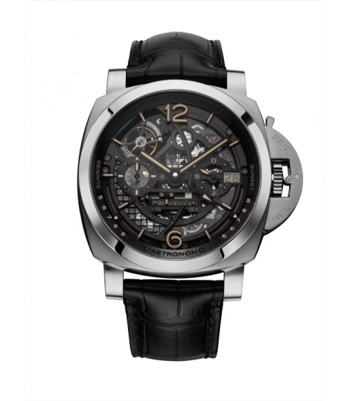 Panerai L ASTRONOMO Luminor 1950 Tourbillon Moon Phases Equation of Time GMT 50mm PAM00920 Replica Watch