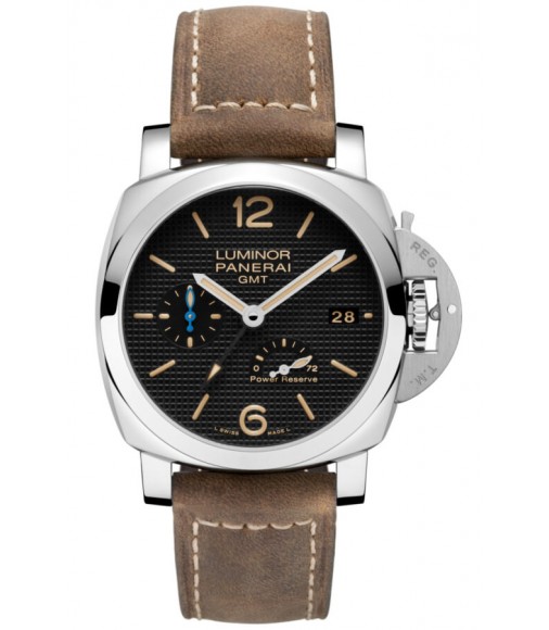 Panerai Luminor 1950 3 Days GMT Power Reserve Automatic Acciaio 42mm PAM01537 Imitation