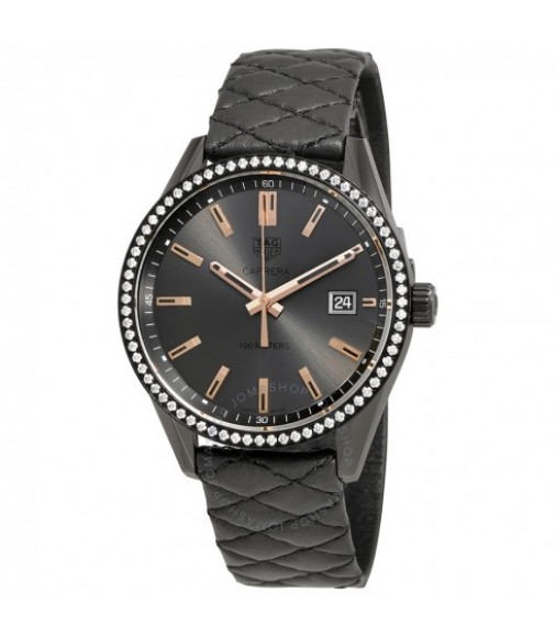 Tag Heuer Carrera Anthracite Dial Ladies fake watch