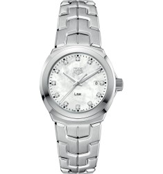 Tag Heuer Link Mother of Pearl Diamond Dial Ladies Replica Watch