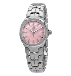 Tag Heuer Link Pink Mother of Pearl Dial Ladies Replica