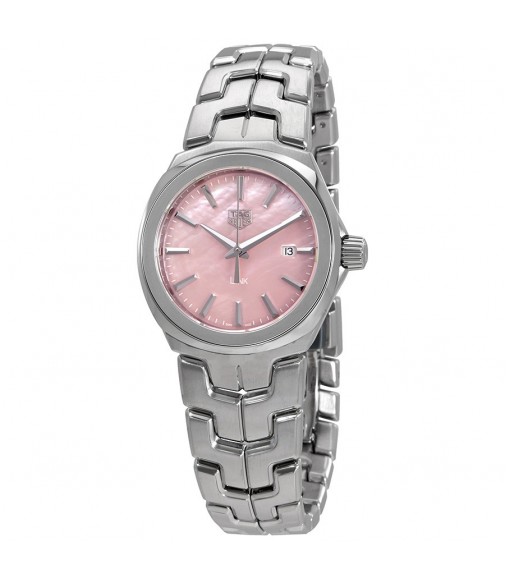 Tag Heuer Link Pink Mother of Pearl Dial Ladies Replica