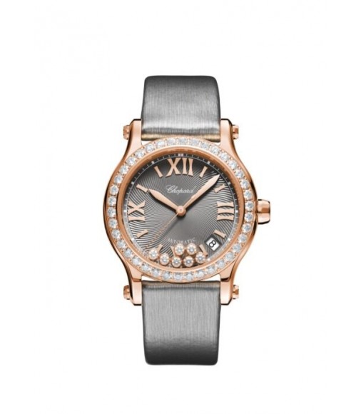 Chopard Happy Sport 18ct Rose Gold And Diamond 274808-5014 replica watch