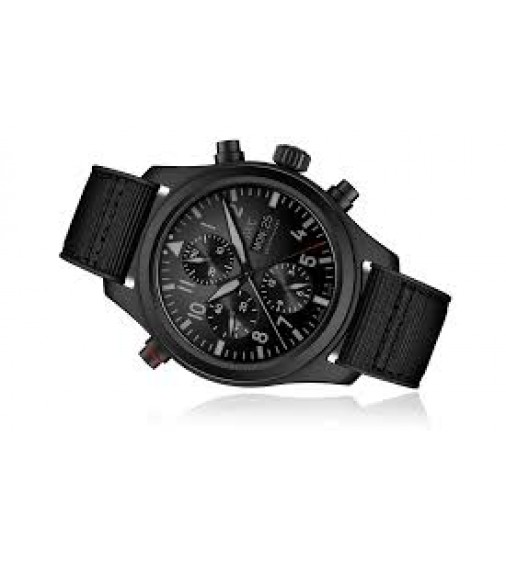 Replica IWC Pilot's Watch Double Chronograph Top Gun Ceratanium