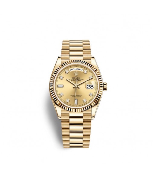 Replica Rolex Day-Date 36 18 ct yellow gold M128238-0008