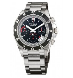 Copy Tudor Grantour Chrono 20350N-95720 White Mens