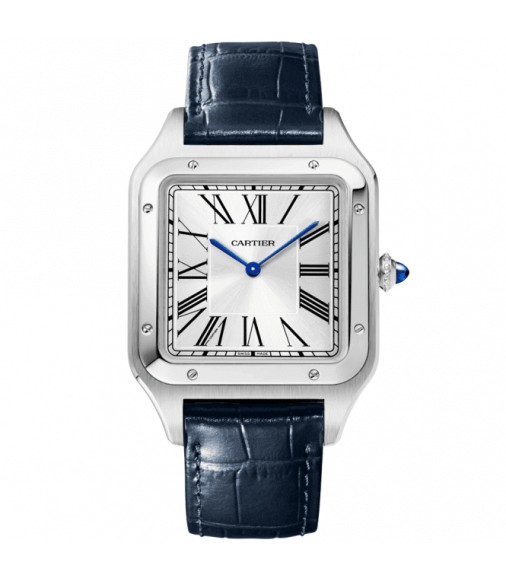 Fake Cartier Santos Dumont XL Steel & Silver Dial WSSA0032