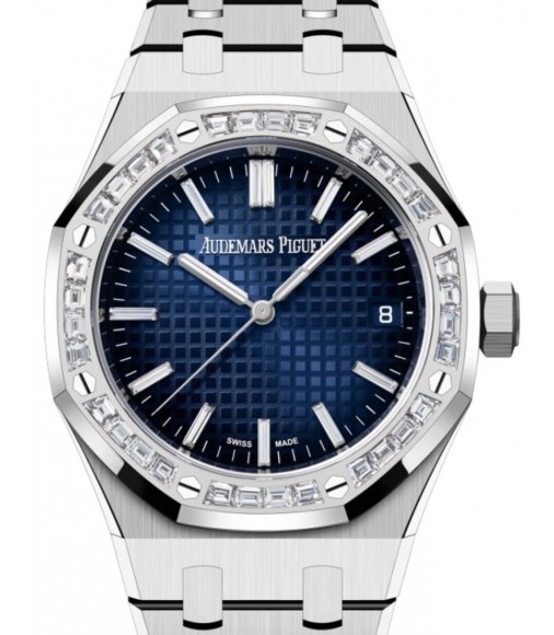 Replica Audemars Piguet Royal Oak Automatic 41mm Stainless Steel Blue Dial Watch 15551BC.ZZ.1356BC.01