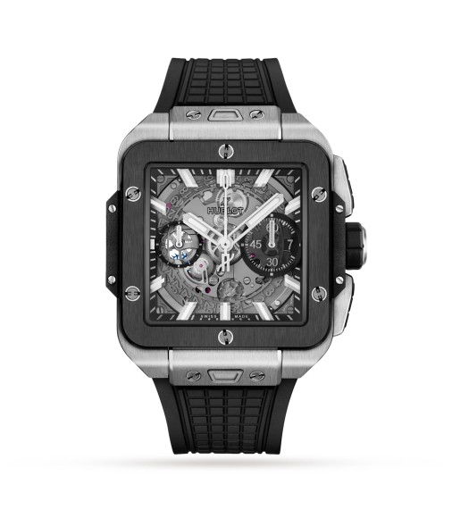 Hublot Square Bang Unico Titanitum Ceramic 42mm Mens Watch 821.NM.0170.RX