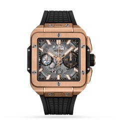 Hublot Square Bang Unico King Gold 42mm Mens Watch 821.OX.0180.RX