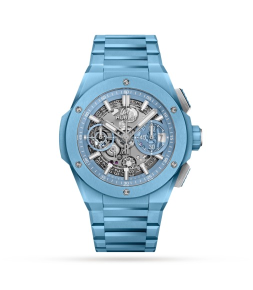 Hublot Big Bang Integrated Sky Blue Ceramic 42mm Mens Watch 451.EX.5120.EX