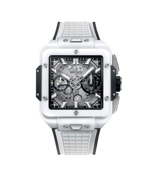 Hublot Square Bang Unico White Ceramic 42mm 821.HX.0170.RX