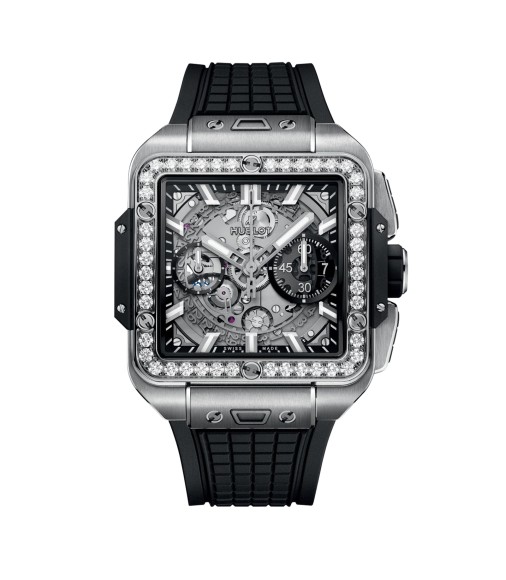 Hublot Square Bang Unico Titanium Diamonds 42mm 821.NX.0170.RX.1204