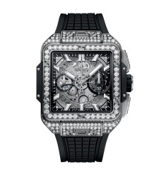 Hublot Square Bang Unico Titanium Pave 42mm 821.NX.0170.RX.1604