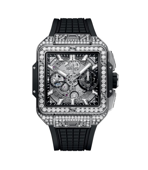 Hublot Square Bang Unico Titanium Pave 42mm 821.NX.0170.RX.1604