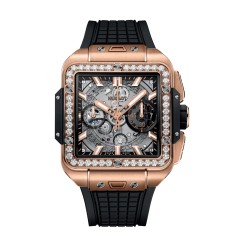 Hublot Square Bang King Gold Diamonds 42mm 821.OX.0180.RX.1204