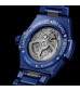 Hublot Big Bang Integrated Time Only Blue Indigo Ceramic 40mm Limited Edition Mens Watch Grey 456.EX.5129.EX