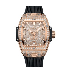 Hublot Spirit Of Big Bang King Gold Full Pave 32mm Unisex Watch 682.OX.9000.RX.1604