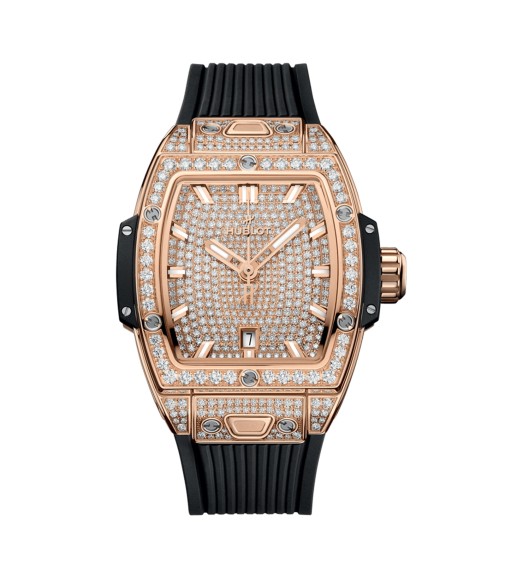 Hublot Spirit Of Big Bang King Gold Full Pave 32mm Unisex Watch 682.OX.9000.RX.1604