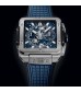 Hublot Square Bang Unico Titanium Blue 42mm Mens Watch 821.NX.5170.RX