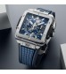 Hublot Square Bang Unico Titanium Blue 42mm Mens Watch 821.NX.5170.RX