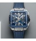 Hublot Square Bang Unico Titanium Blue Ceramic 42mm Mens Watch 821.NL.5170.RX