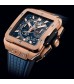 Hublot Square Bang Unico King Gold Blue 42mm Mens Watch 821.OX.5180.RX