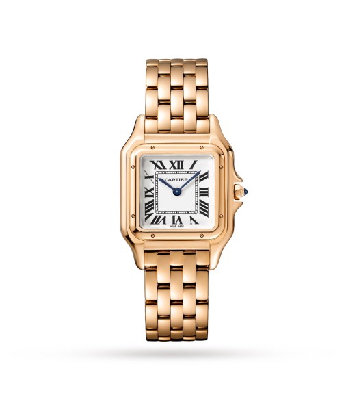 Cartier Panthere De Cartier Watch Medium Quartz Movement Rose Gold WGPN0007