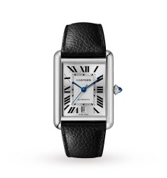 Cartier Tank Must Extra-Large Automatic Movement Steel Leather WSTA0040