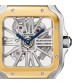 Cartier Santos De Cartier Watch Large Manual Winding Steel Case Yellow Gold WHSA0019