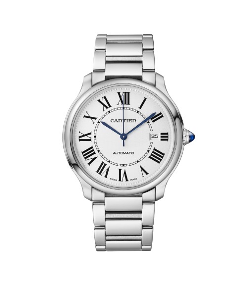 Cartier Ronde Must De Cartier Watch 40mm Mechanical Movement With Automatic Winding Steel WSRN0035