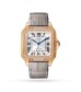 Cartier Santos De Cartier Watch Medium Automatic Movement Rose Gold Diamonds WJSA0012