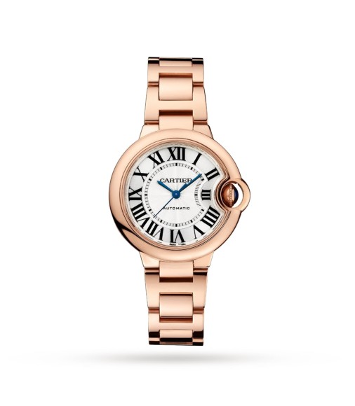 Cartier Ballon Bleu De Cartier Watch 33mm Mechanical Movement With Automatic Winding Rose Gold WGBB0042