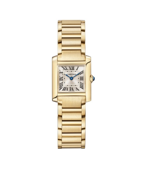 Cartier Tank Fran&ccedil;aise Watch Small Quartz Movement Yellow Gold WGTA0114