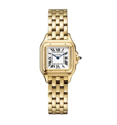 Cartier Panthere de Cartier watch small quartz movement. Case in yellow gold 750/1000 dimensions: 23 mm x 30 mm WGPN0038