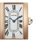 Cartier Tank Americaine Watch Small Quartz Movement Rose Gold Leather WGTA0133