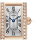 Cartier Tank Americaine Watch Mini Quartz Movement Rose Gold Leather WJTA0041