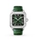 Cartier Santos de Cartier Watch Large Steel Automatic Interchangeable Leather Strap WSSA0062