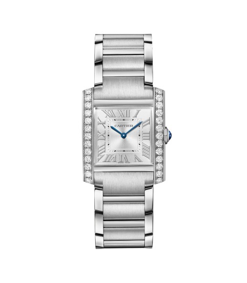 Cartier Tank Francaise watch medium quartz movement. W4TA0021