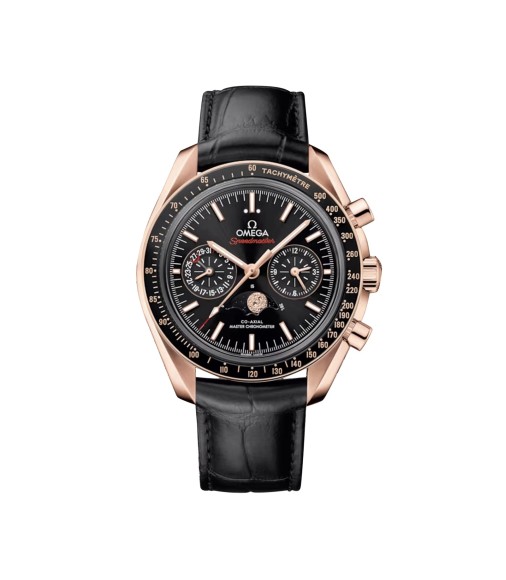 Omega Speedmaster Moonphase 44mm Mens Watch Black O30463445201001