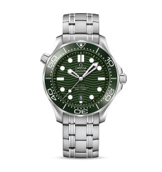 Omega Seamaster Diver 300m Co-Axial Master Chronometer 42mm Mens Watch Green O21030422010001