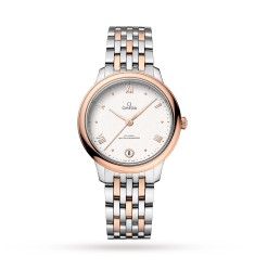 Omega De Ville Prestige Co-Axial Master Chronometer 34mm Ladies Watch White O43420342002001