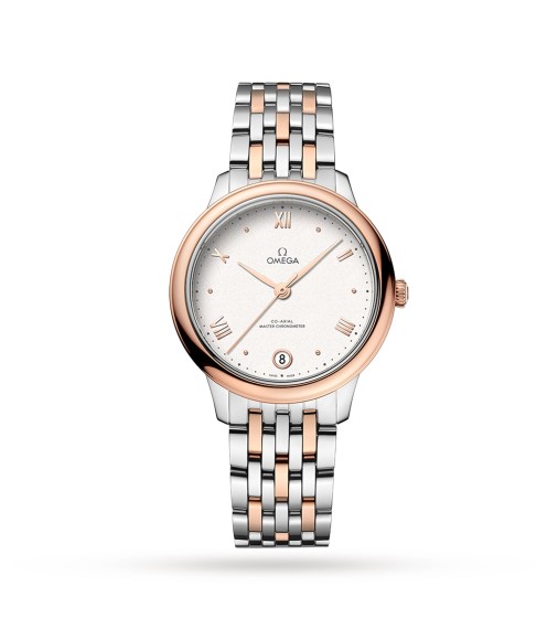 Omega De Ville Prestige Co-Axial Master Chronometer 34mm Ladies Watch White O43420342002001