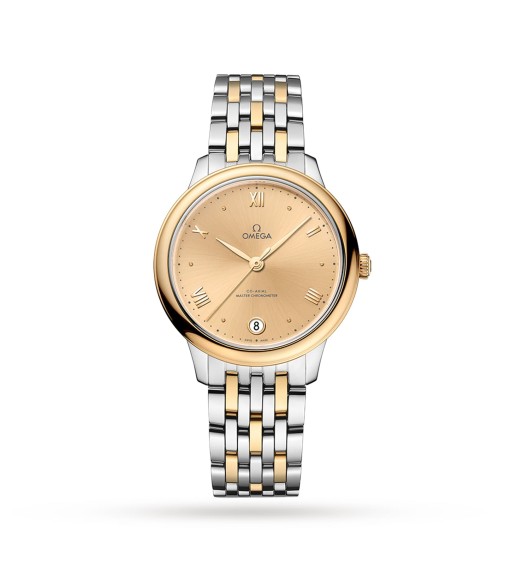 Omega De Ville Prestige Co-Axial Master Chronometer 34mm Ladies Watch Champagne O43420342008001