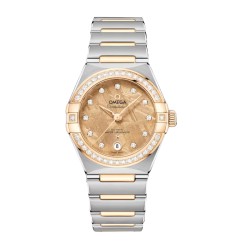 Omega Constellation 29mm Ladies Watch Yellow O13125292099002